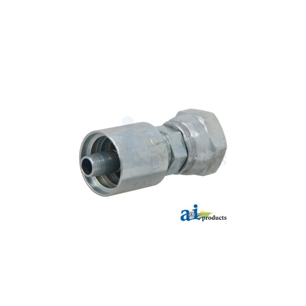 Din Light 24 degree Seat Female Swivel with O-Ring 3" x1" x1"